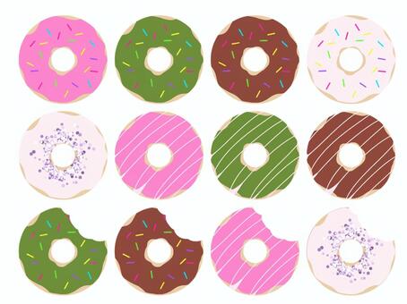 Illustration, donut, snack, sweets, 