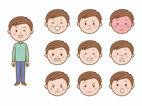 Illustration, boy, people, children, JPG, PNG and AI