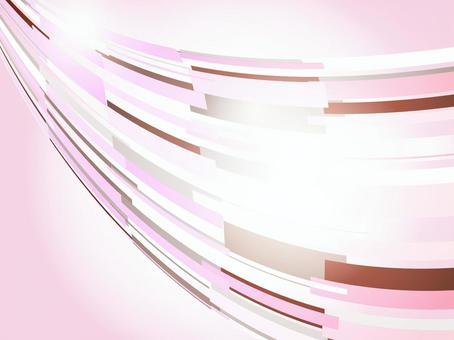 Pink curve trendy background, geometric pattern, , JPG and AI