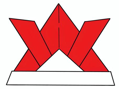 Illustration, origami, red, pocket, 