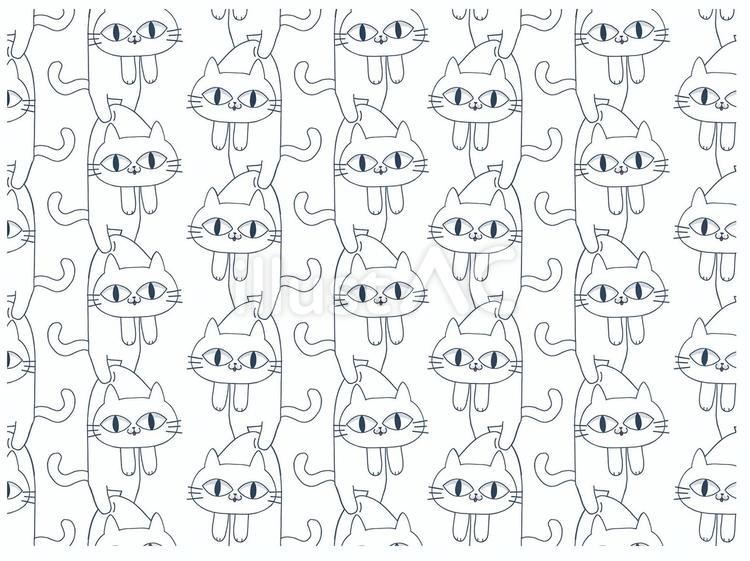 猫の模様　柄 猫,模様,柄のイラスト素材