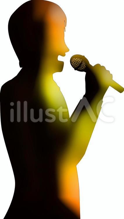 マイク男性 マイク,声,演説のイラスト素材
