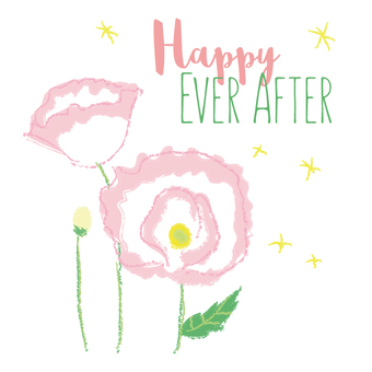 Illustration, message, message card, flower, 