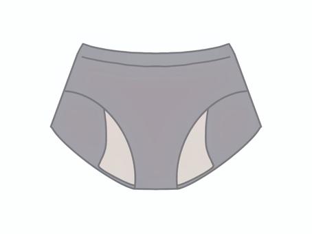 サニタリーショーツ1 サニタリーショーツ,生理用下着,下着,ショーツ,生理,性教育,やさしい,手描き,かわいいのイラスト素材