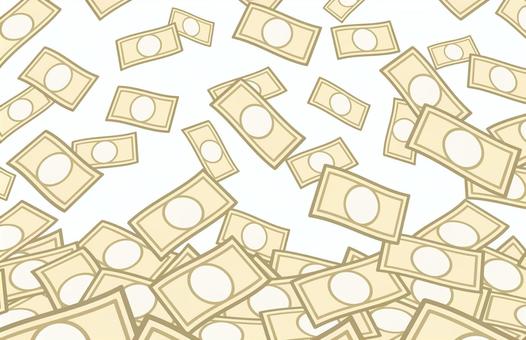 お金が降る背景 お金,降る,背景,紙幣,通貨,賞金,ボーナス,金融,経済,大金のイラスト素材