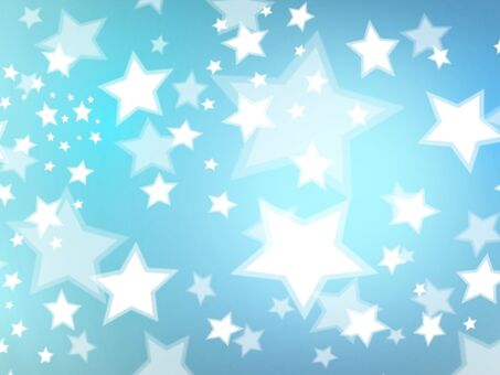 水色背景と白い星 水色,白,星,爽やか,光,ぼかし,グラデーション,背景,涼しげ,重なりのイラスト素材