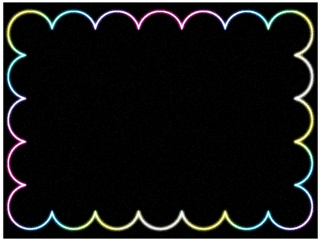 モコモコフレ−ム　パステル モコモコ,ふわふわ,フレ−ム,ポストカード,メッセージカード,グラデーション,パステルカラー,黒,ザラザラ,ノイズのイラスト素材