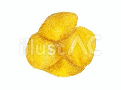 秋の和菓子05(色鉛筆画)