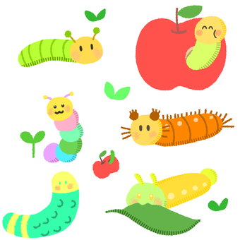 かわいいイモムシ