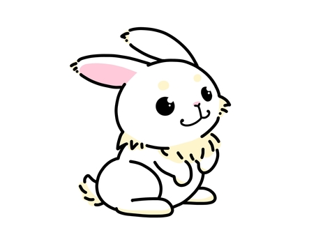 White Rabbit (sitting), , JPG and PNG