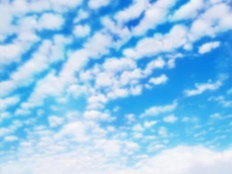 Illustration, JPG Illustration, autumn sky, scales of clouds, iwaki cloud, JPG