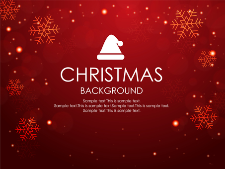 きらきらした冬の背景 背景,フレーム,雪,クリスマス,冬,12月,1月,2月,赤,グラデーションのイラスト素材