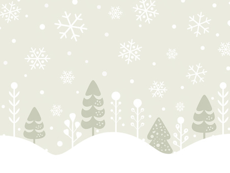 363.背景 冬,雪,雪の結晶,スノー,森,木,ツリー,冬景色,雪景色,背景のイラスト素材