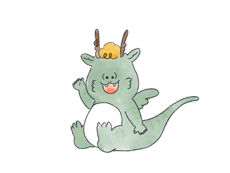 ゆるかわいい龍