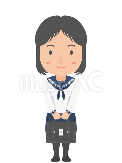 鞄を持つ女子高生