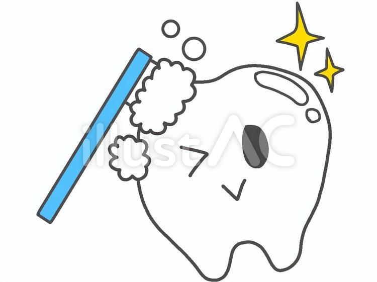 歯みがき 歯磨き,歯医者,歯ブラシのイラスト素材