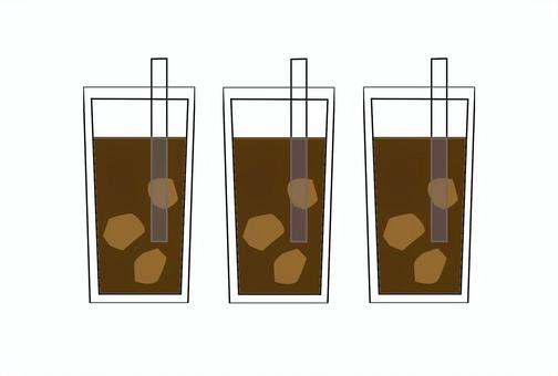 Illustration, cold, coffee, drink, 