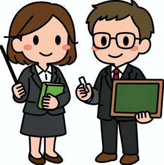 黒の先生です。 授業,先生,シンプル,教師,学び,勉強,指導,学習,説明,学ぶのイラスト素材