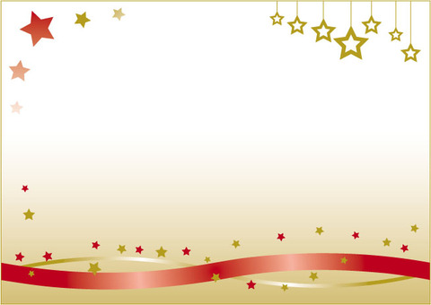 星星和絲帶幀, JPG 星星和絲帶幀, , JPG