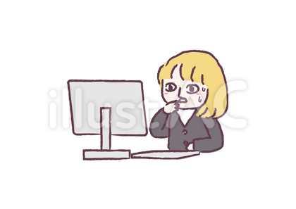 驚いている女性
