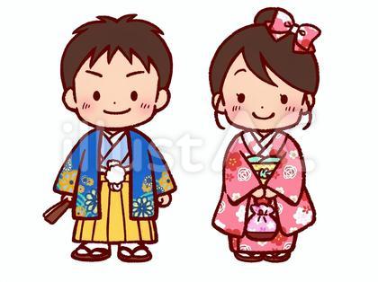 晴れ着姿の子供1