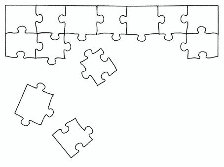 パズル パズル,線,ゲーム,模様,組み合わせ,はめ込み,pop調,手描き,挿絵,ワンポイントのイラスト素材