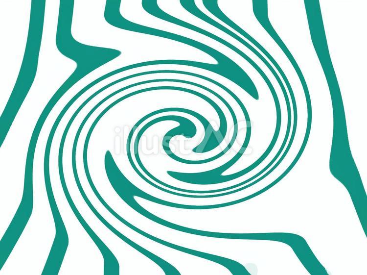 緑の渦巻 緑,渦巻,流れのイラスト素材