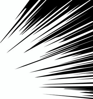Illustration, concentration line, background, zoom, 