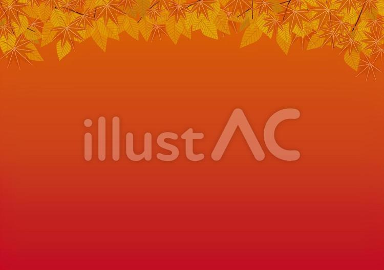 秋の背景 秋,紅葉,かえでのイラスト素材