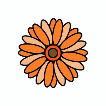 かわいいポップな花アイコン