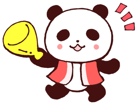 Panda with a megaphone 1, JPG and PNG Panda with a megaphone 1, panda, tiny, megaphone, JPG and PNG
