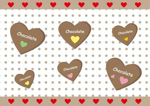 Illustration, valentine's day, valentine, chocolate, 