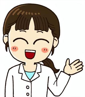 元気な笑顔の医療従事者 医療従事者,医療関係者,医者,薬剤師,登録販売士,先生,クリニック,病院,ドラッグストア,調剤薬局のイラスト素材