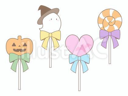 ハロウィンロリポップ -パステルカラー-