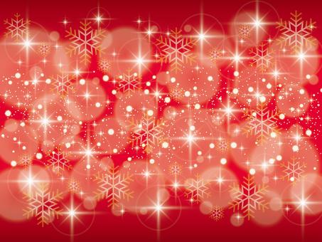 キラキラクリスマス背景 赤 5000px クリスマス,メリー,赤,レッド,雪,結晶,イルミネーション,ゴージャス,キラキラ,きらきらのイラスト素材