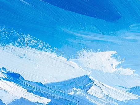 油絵風の塗りのテクスチャー