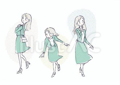 お仕事中のお姉さん