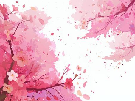 Cherry blossom frame, , JPG