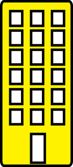 高層ビルシルエット ビル,マンション,タワー,アイコン,高層ビル,高層マンション,オフィス,会社,建物,企業のイラスト素材