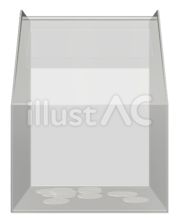 募金箱 募金箱,募金,寄付のイラスト素材