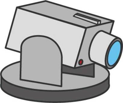 防犯カメラのアイコン線イラスト アイコン,線画,セキュリティ,監視,録画,防犯,カメラ,警戒のイラスト素材