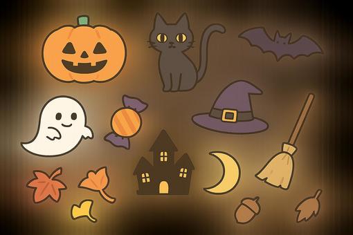 かわいいハロウィンモチーフセット