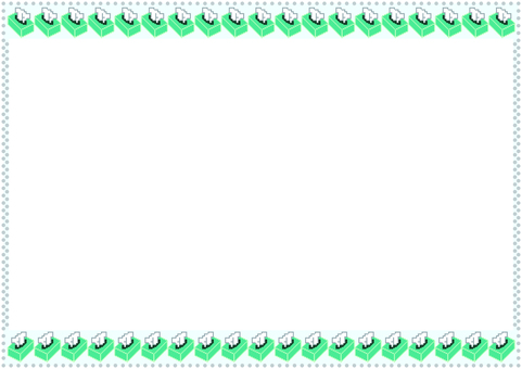 壁紙の緑のティッシュ箱です。 壁紙,ティッシュ,箱,シンプル,ボックス,生活雑貨,日用品,衛生用品,紙製品,小物のイラスト素材