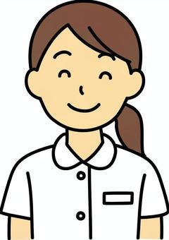 看護師 看護師,女性,病院,クリニック,受付のイラスト素材