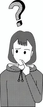 疑問女性　