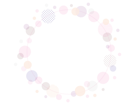 Illustration, pink, frame, ring, 
