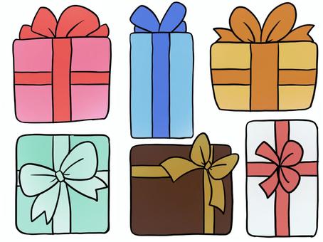 Illustration, present box, gift box, gift, JPG and PNG