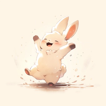 happy rabbit, , JPG