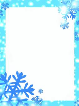 雪の結晶フレーム