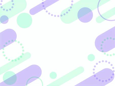 パステル透明感メンフィス背景 紫 緑 背景,フレーム,メンフィス,パステル,紫,緑,ポップ,かわいい,透明感,爽やかのイラスト素材